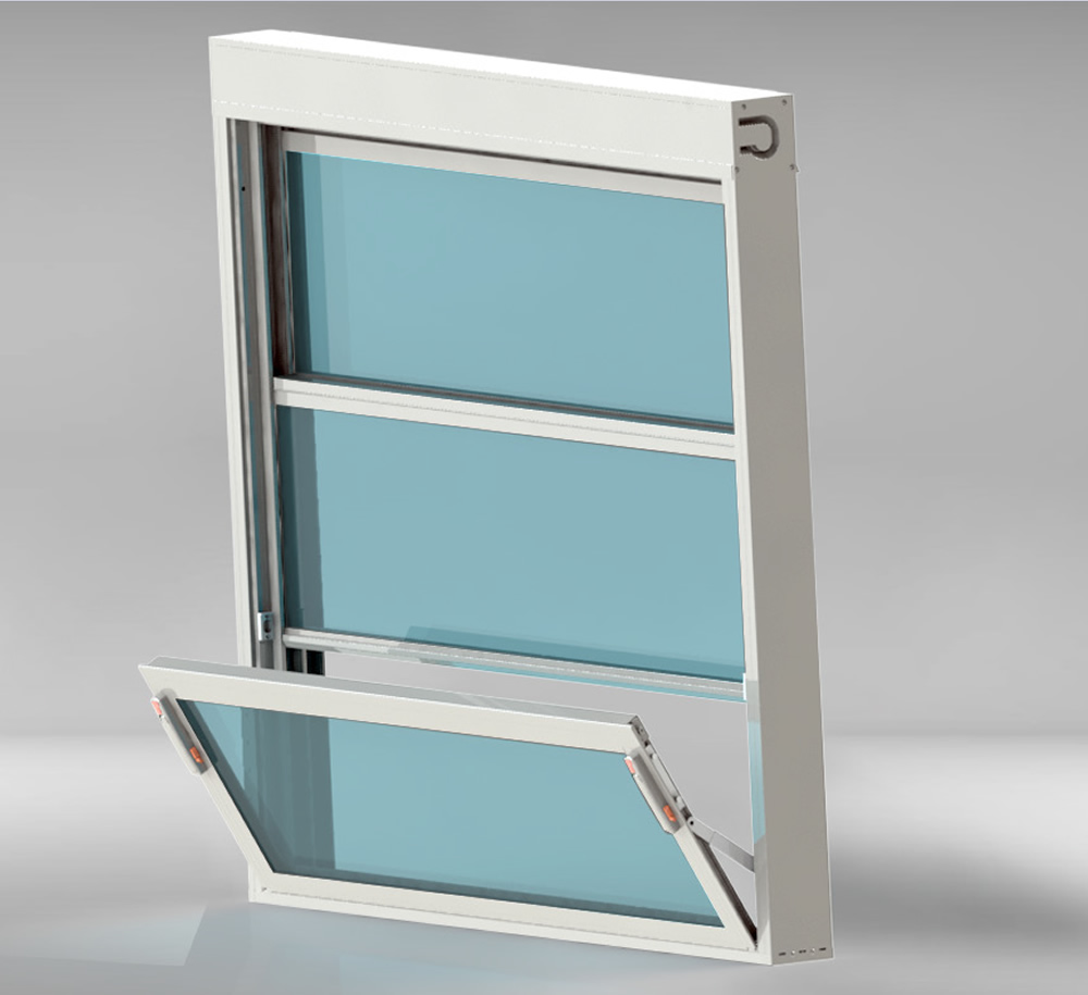 REHAU ALUMINUM CLEANABLE GUILLOTINE WINDOW - FENSTER YAPI