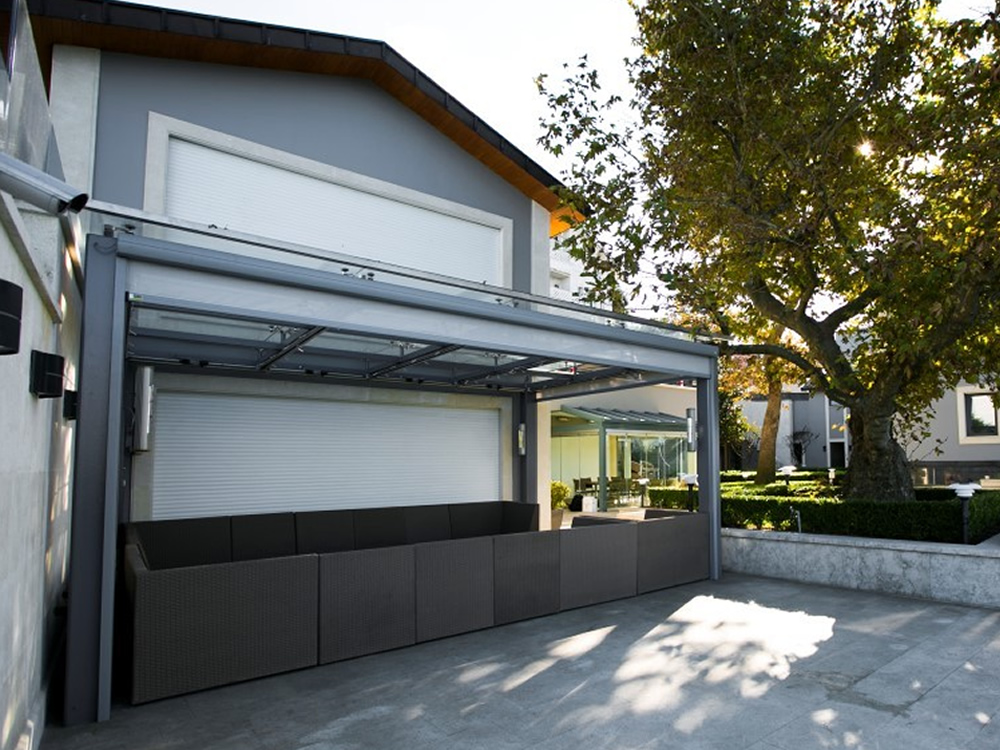 MECHANICAL ROOF SYSTEMS SHADING ZIP CURTAIN - Fensteryapı